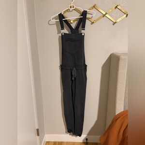 Z Supply Charcoal Denim Overalls